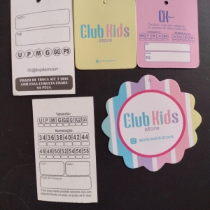 tags para roupas