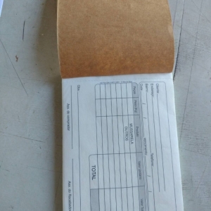 bloco de pedido