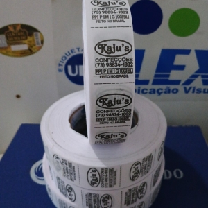 etiquetas em tecido nylon resinado para uniformes e camisetas 