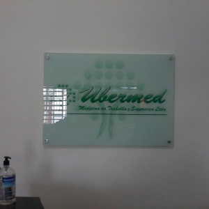 Adesivos em Vidro com Alongador